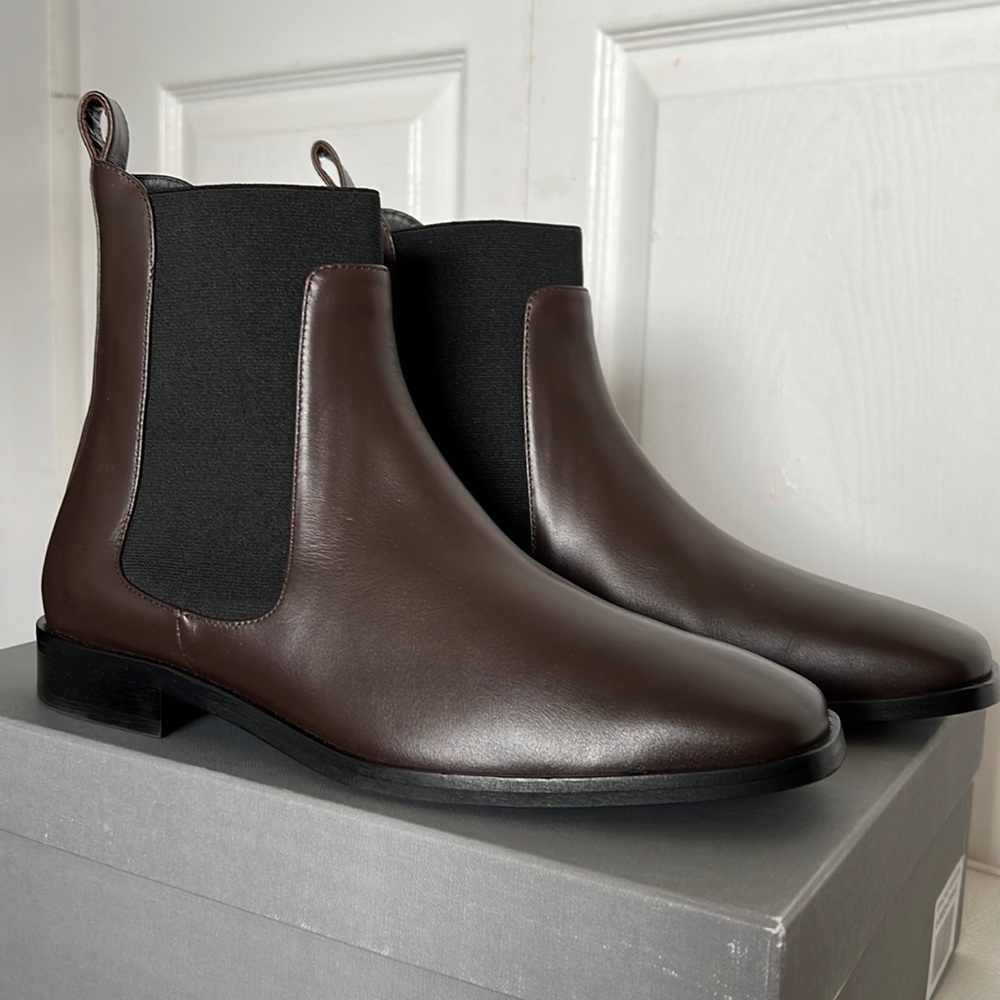 Brand New Leather Chelsea Boots